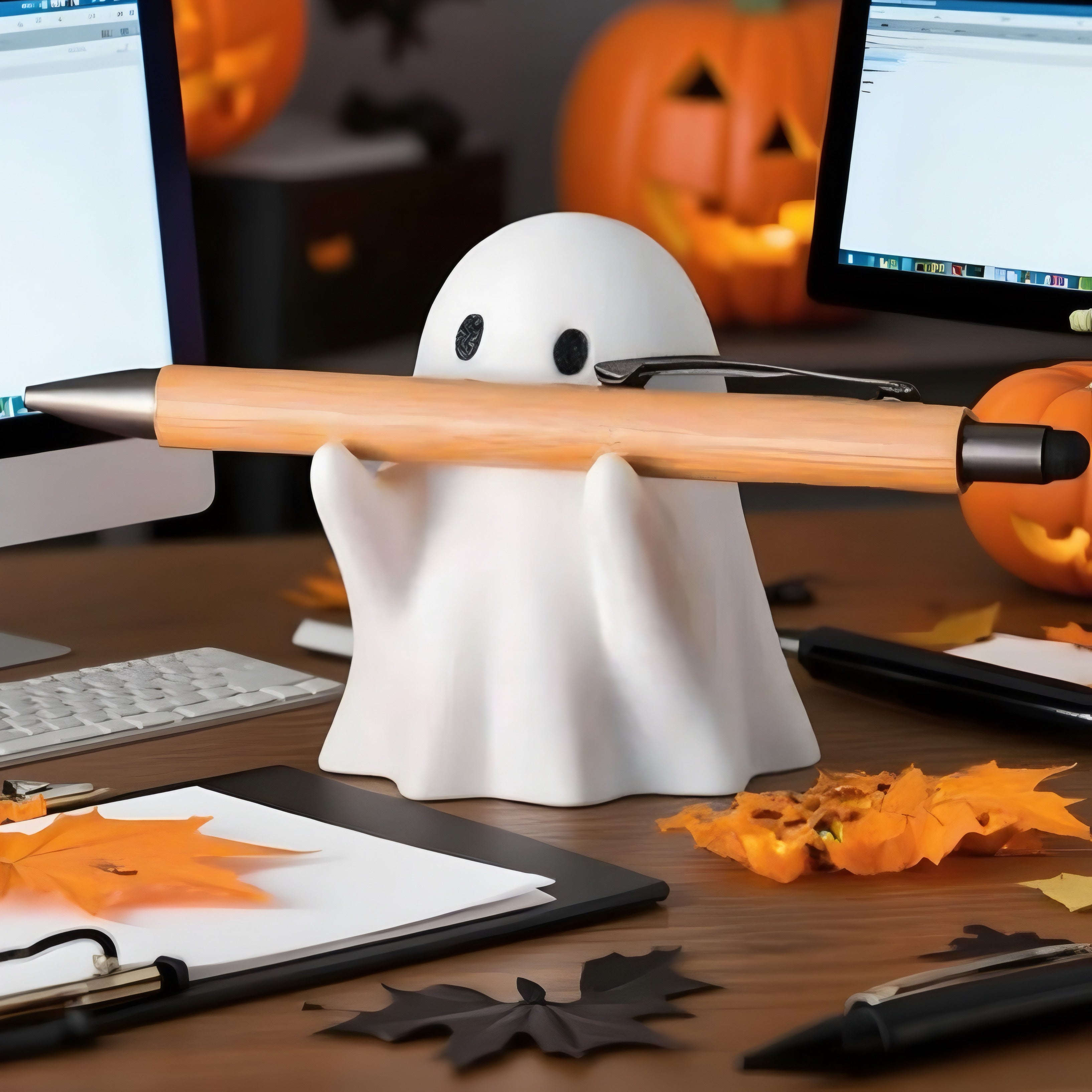 The Pencil-Holding Ghost